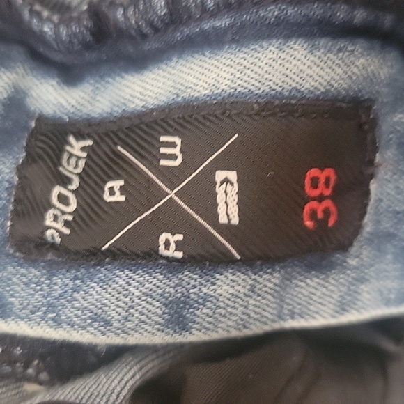 Men's Projek Raw Denim Jeans Size 38 Blue - Picture 8 of 12